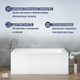 Миниатюра изображения товара Ванна акриловая Lauter Seraphina 160x80 / 2112160L (с ножками и сифоном 21Y32002 белый)