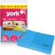 Миниатюра изображения товара Салфетка хозяйственная York Сверхвлаговпитывающая Люкс 35х50 / 020340 (8+2шт)