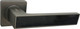 Миниатюра изображения товара Ручка дверная Vantage V52GR/BL-2 AL (графит/черный глянец)