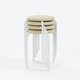 Миниатюра изображения товара Табурет Mio Tesoro Чико (бежевый/белый)