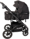 Миниатюра изображения товара Детская универсальная коляска Bubago Model Zoom 3 в 1 / BG 196-1 (черный)