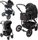 Миниатюра изображения товара Детская универсальная коляска Bubago Model Zoom 3 в 1 / BG 196-1 (черный)