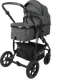 Миниатюра изображения товара Детская универсальная коляска Bubago Model Zoom 3 в 1 / BG 196-2  (темно-серый)