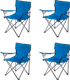 Миниатюра изображения товара Комплект кресел складных Sundays ZC-CC005 (4шт, синий)