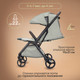 Миниатюра изображения товара Детская прогулочная коляска Kidzi Breezy / KDZT602BG/KDZT602FM (бежевый)
