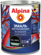 Эмаль Alpina По ржавчине RAL9005 (0.9кг, шелковисто-матовый черный) — фото 2