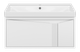 Миниатюра изображения товара Тумба с умывальником Brevita Cascade 90 / CAS-09090-011Я+RCW-141890WH