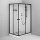 Миниатюра изображения товара Душевая кабина AM.PM X-Joy 120x90 / W94C-403-12090BT (черный матовый/прозрачное стекло)