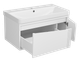 Миниатюра изображения товара Тумба под умывальник Brevita Cascade 90 / CAS-09090-011Я