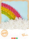 Миниатюра изображения товара Набор для творчества «изонить» Woody Цвик-арт Летняя радуга / 02468