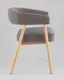 Миниатюра изображения товара Стул Stool Group  Zubo / DM4729-1 OTE-Q-456 (с деревянными ножками, темно-серый)