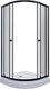 Миниатюра изображения товара Душевой уголок Saniteco SNT-801 90х90 c поддоном (черный/прозрачное стекло)