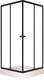 Миниатюра изображения товара Душевой уголок Saniteco SNT-802 Cube 90х90 с поддоном (черный/прозрачное стекло)