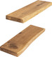Миниатюра изображения товара Полка Iva-Wood Solid Nature 100х19-22х4 / SW-013-SL (натуральный, с натруальным краем)