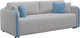 Миниатюра изображения товара Диван Anrex Melania (Barsa 804/Ultra Blue)
