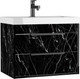 Миниатюра изображения товара Тумба под умывальник Домино Unit 70 Forta B2 (черный)