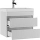 Миниатюра изображения товара Тумба под умывальник Айсберг Unit 60 Бриз с двумя ящиками В2