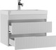 Миниатюра изображения товара Тумба под умывальник Айсберг Unit 70 Бриз с двумя ящиками В2