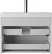 Миниатюра изображения товара Тумба под умывальник Айсберг Unit 70 Бриз с двумя ящиками В2
