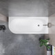 Миниатюра изображения товара Ванна акриловая Lauter Monaco 170x72.5 / 2113170R (с ножками и сифоном 21Y11022 белый)