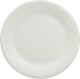 Миниатюра изображения товара Набор одноразовых тарелок Laima Стандарт / 602649 (100шт, белый)