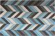 Миниатюра изображения товара Коврик для ванной ILLU 65x100 З/  xb24102175 (зигзаг)