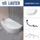 Миниатюра изображения товара Ванна акриловая Lauter Geneva 170x105 / 2103170L (с каркасом и сифоном 21Y31001 матовый черный)