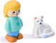 Миниатюра изображения товара Развивающий игровой набор Hape Девочка и кошка / E3430_HP