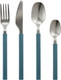 Миниатюра изображения товара Набор столовых приборов Ikea Тонгмэрла 806.083.01 (16шт, серый/синий)