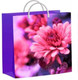 Миниатюра изображения товара Пакет подарочный ТИКО-Пластик Хризантемы на сиреневом / н00152434