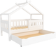 Миниатюра изображения товара Стилизованная кровать детская ФанДОК Ф-141.11 с 1-м ящиком 70x140 см (белый)
