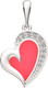 Миниатюра изображения товара Комплект ювелирных украшений из серебра ZORKA Сердце (06401348, 0440396, 04401400)
