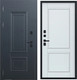 Миниатюра изображения товара Входная дверь МеталЮр M75 Термо Velluto Bianco (86x205, левая)