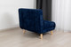 Миниатюра изображения товара Кресло-кровать DiArt Элли 800 (велюр Sensey deep blue/ножки светлые)