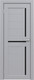 Миниатюра изображения товара Дверь межкомнатная Юни Амати 18 90x200 (грей/стекло черное)