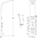 Миниатюра изображения товара Душевая панель Cerutti Spa Twin W (белый)