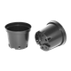 Миниатюра изображения товара Горшок для рассады ПНД-Групп d13см h10.4см (1л, черный)