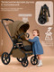 Миниатюра изображения товара Детская универсальная коляска Sweet Baby 2в1 SBL Orso (коричневый)