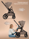 Миниатюра изображения товара Детская универсальная коляска Sweet Baby 2в1 SBL Orso (темно-бежевый)