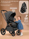Миниатюра изображения товара Детская универсальная коляска Sweet Baby 2в1 SBL Orso (темно-серый)
