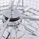 Миниатюра изображения товара Люстра Estares Diona 8хЕ14-500х810-CHROME/CRYSTAL-220-IP20