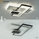 Миниатюра изображения товара Люстра Estares Lamparas 90W 3L-APP-500x500x70-WHITE/BLACK/WHITE-220-IP20