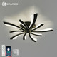 Миниатюра изображения товара Люстра Estares Alessia 100W 5F-APP-750х76-BLACK/WHITE-220-IP20