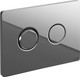 Миниатюра изображения товара Кнопка для инсталляции Cersanit Accento Circle для Aqua 69074 (хром глянец)