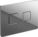 Миниатюра изображения товара Кнопка для инсталляции Cersanit Accento Square для Aqua 69075 (хром глянец)