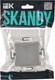 Миниатюра изображения товара Выключатель IEK Skandy SK-V20-0-10-K23 (серебристый)