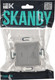 Миниатюра изображения товара Выключатель IEK Skandy SK-V20-1-10-K23 (серебристый)
