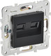 Миниатюра изображения товара Розетка IEK Skandy SK-K20-2-K02 (черный)