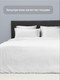 Миниатюра изображения товара Комплект постельного белья GoodNight Just Sateen Евро / 437076 (белый, 50x70)