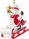 Миниатюра изображения товара Елочная игрушка Villeroy & Boch Снеговик 2025 Christmas Classics / 14-8675-4351